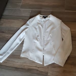 Forever 21 short white long sleeve jacket